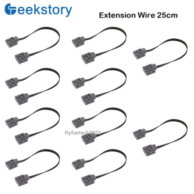 10PCS Power Functions Motor Cable Extension Wire Cord 9.84''/25cm For Le*go 8886