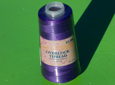 OVERLOCK THREAD SPOOL 100 SPUN POLYESTER 3000 YDS PRICED SEW RIGHT BLACKBERRY