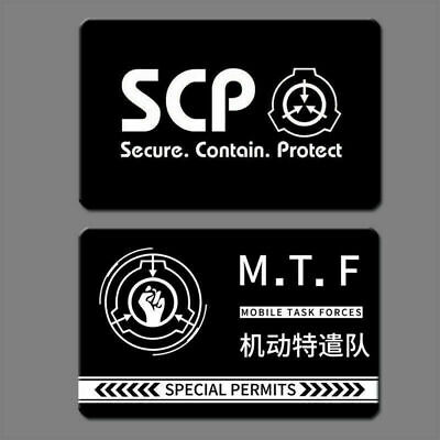 SCP Foundation Pack 1.0 2 Secure Access Cards & SCP Logo 