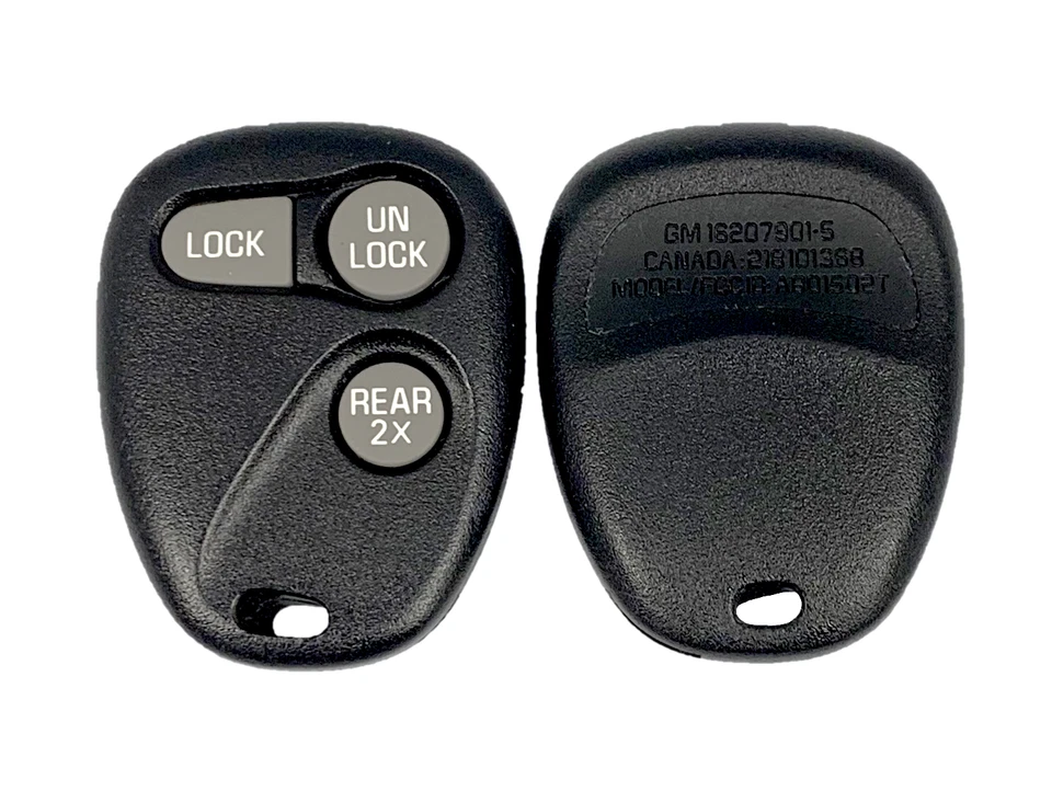 Оригинальный брелок для дистанционного управления ключом без ключа 3 кнопки задний 2X подлинный GM ABO1502T 16245100-29 - Изображение 2 из 2