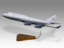 Boeing 747- 400 Sultan of Brunei Desk Wood Airplane New Model Large Scale 1/150