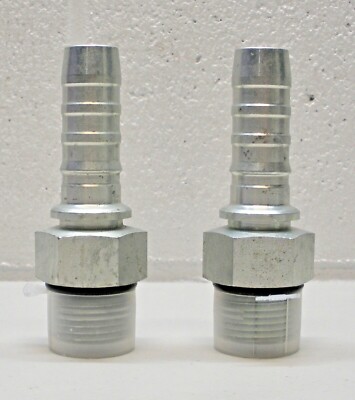 Gates 12GS-12MBX / G20120-1212X Hydraulic 3/4'' Hose Fitting - LOT of 2