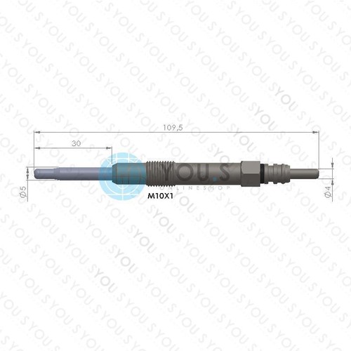 4 Piece You.S Original Glow Plugs for Alfa Romeo 147(937) 159(939) 1.9 Jtdm - Picture 2 of 2