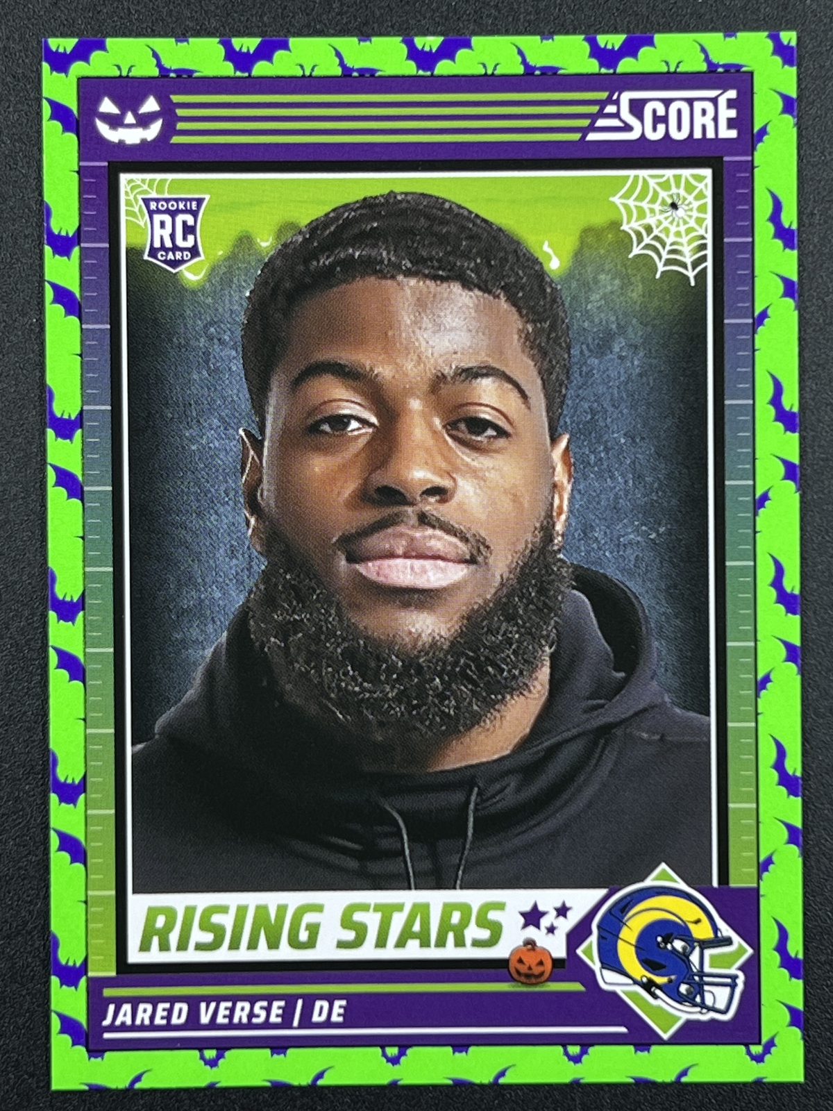 JARED VERSE RC 2024 Score-A-Treat #23 Rising Stars Bats Parallel Rams