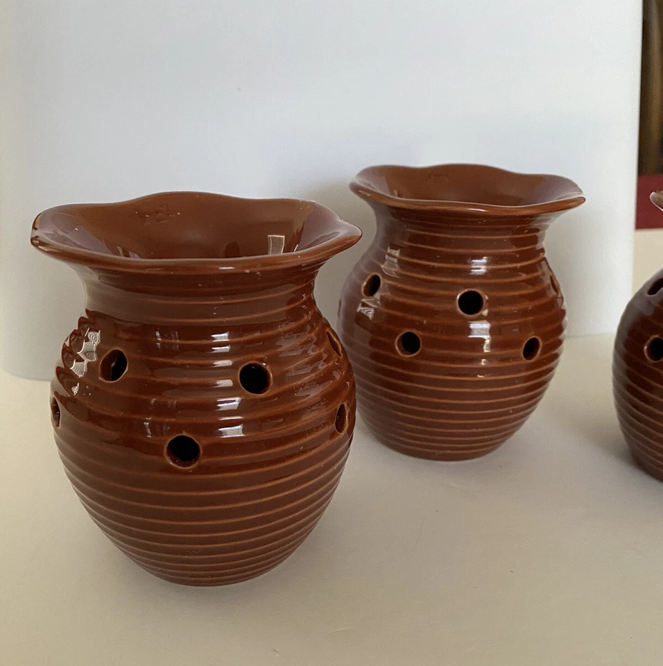 Scentsy Groovy Rust 3 “Replacements” Nightlight Wall Mini Wax Warmer Retired - Image 3 of 4