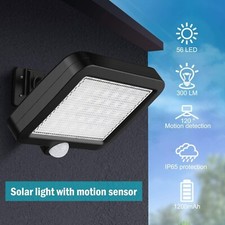2Pack Outdoor Solar Light 56 LED Solar Outside w/Motion Detector IP65 Waterproof
