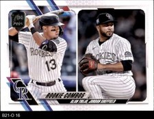 2021 Topps Update #16 Jordan Sheffield / Alan Trejo RC Combo Rockies 8 - NM/MT