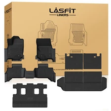 LASFIT Floor Mats for Toyota 4Runner 2025 2026 7 Seats TPE All Weather Cargo Mat