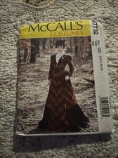 McCalls Pattern - M7732 - Sizes 12-18- New ANGELA CLAYTON 19C Costume Uncut FF