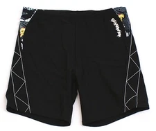 Sunseeker Australia Black Mid Length Lined Swim Jammer Shorts Women's 12 NWT