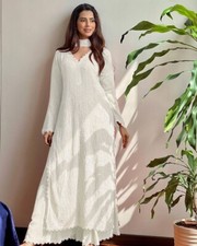 Women Eid Dress Pakistani Salwar Kameez Ready made Suits Wedding Party 3 Piece L