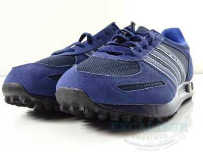 VINTAGE ADIDAS SNEAKER RARE LA TRAINER DARK BLUE/ROYAL BLUE/STONE UK 7 NEW BOX