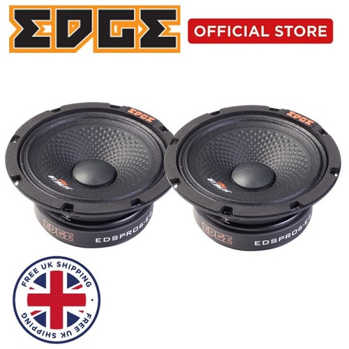 EDGE 6.5" PRO AUDIO SPEAKER 400 WATTS MAX CAR AUDIO 200 WATTS RMS LOUD- PAIR - Picture 4 of 8