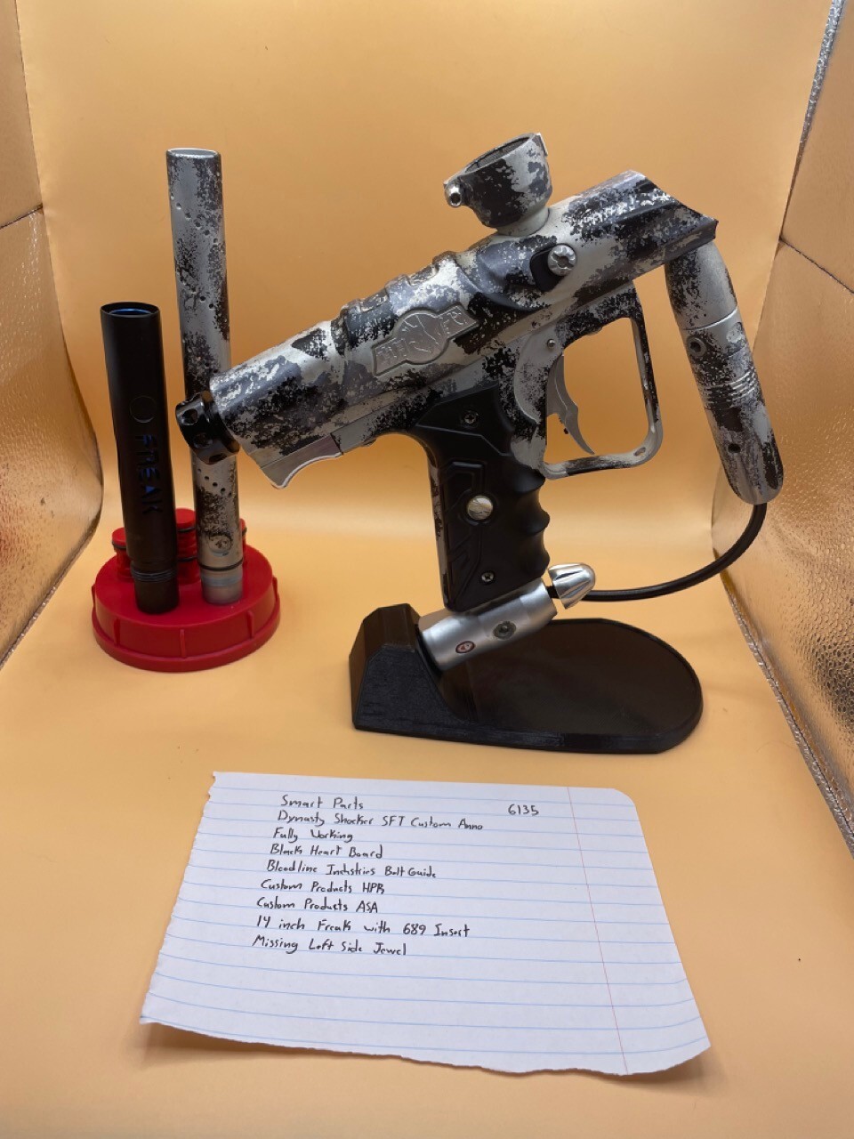 Smart Parts Dynasty Shocker SFT Custom Ammo Fully Working Black Hear