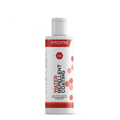 Gtechniq G5 Water Repellent Coating for Glass and Perspex Widnscreen 