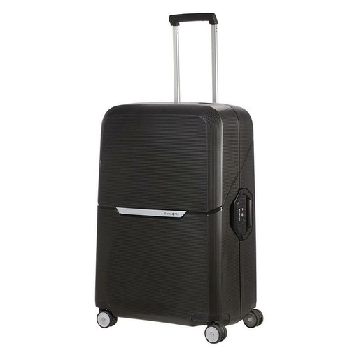 Valigia Samsonite Grande Rigida Magnum 4 Ruote Spinner 75 cm L Nero | eBay
