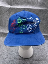Super Mario Nintendo Hat Cap Snap Back Youth One Size Blue Cotton Classic Gamer