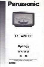 Panasonic Quintrix TX-W28R3F - manual de instrucciones espanol