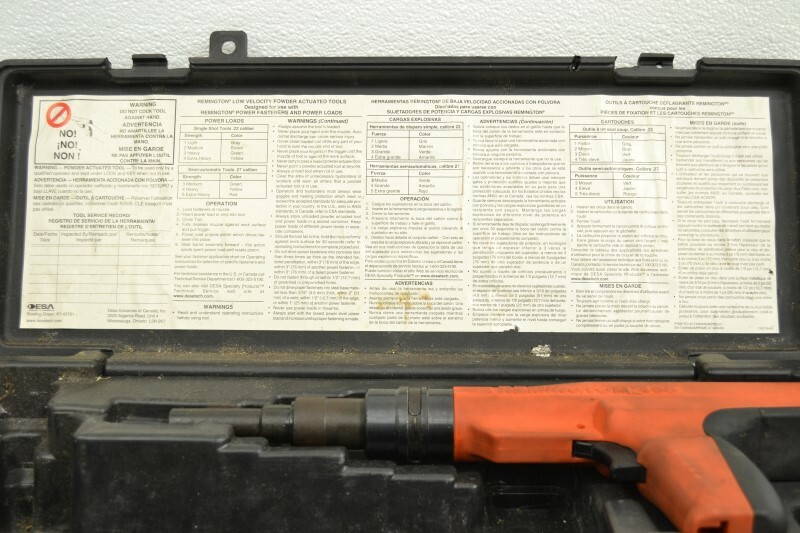 REMINGTON Powder Actuated .27 Cal Nailer 496 **IN STORE PICKUP ONLY* (FCO003939) eBay
