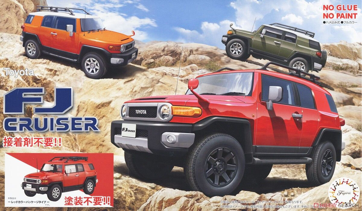 FUJIMI 66370 1:24 Toyota FJ Cruiser (Red Color Package Type)