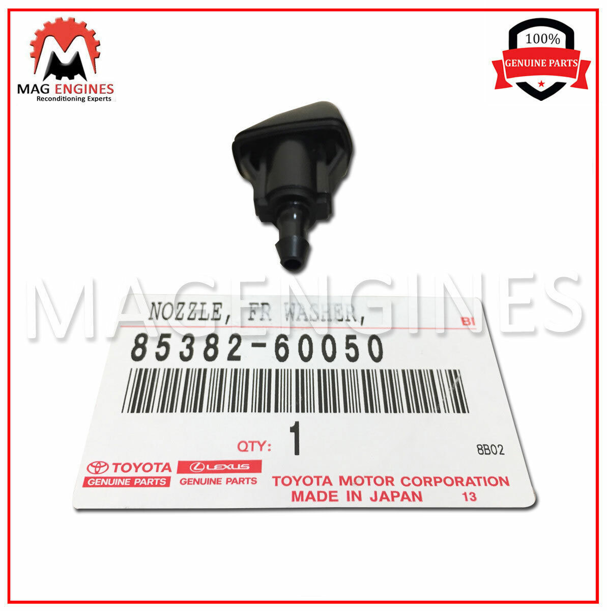 85382-60050 GENUINE OEM WINDSHIELD WASHER NOZZLE 8538260050 | eBay