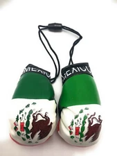 Country Flag Mini Boxing Gloves - New, One Pair, Multiple Countries Available