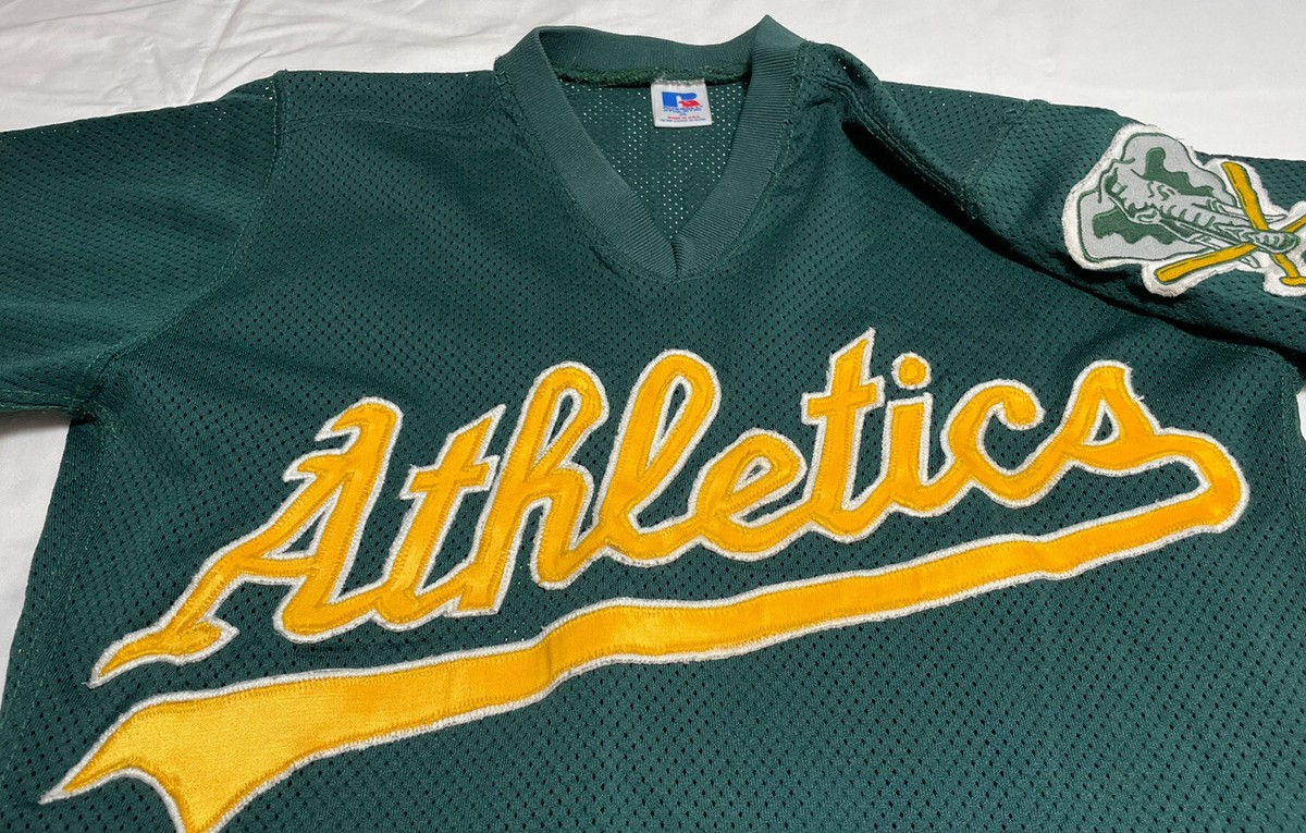 MLB オークランド・アスレチックス　ユニフォーム　ローリングス 36 S Authentic Oakland A's Vintage MLB Baseball Jersey Russell Athletic