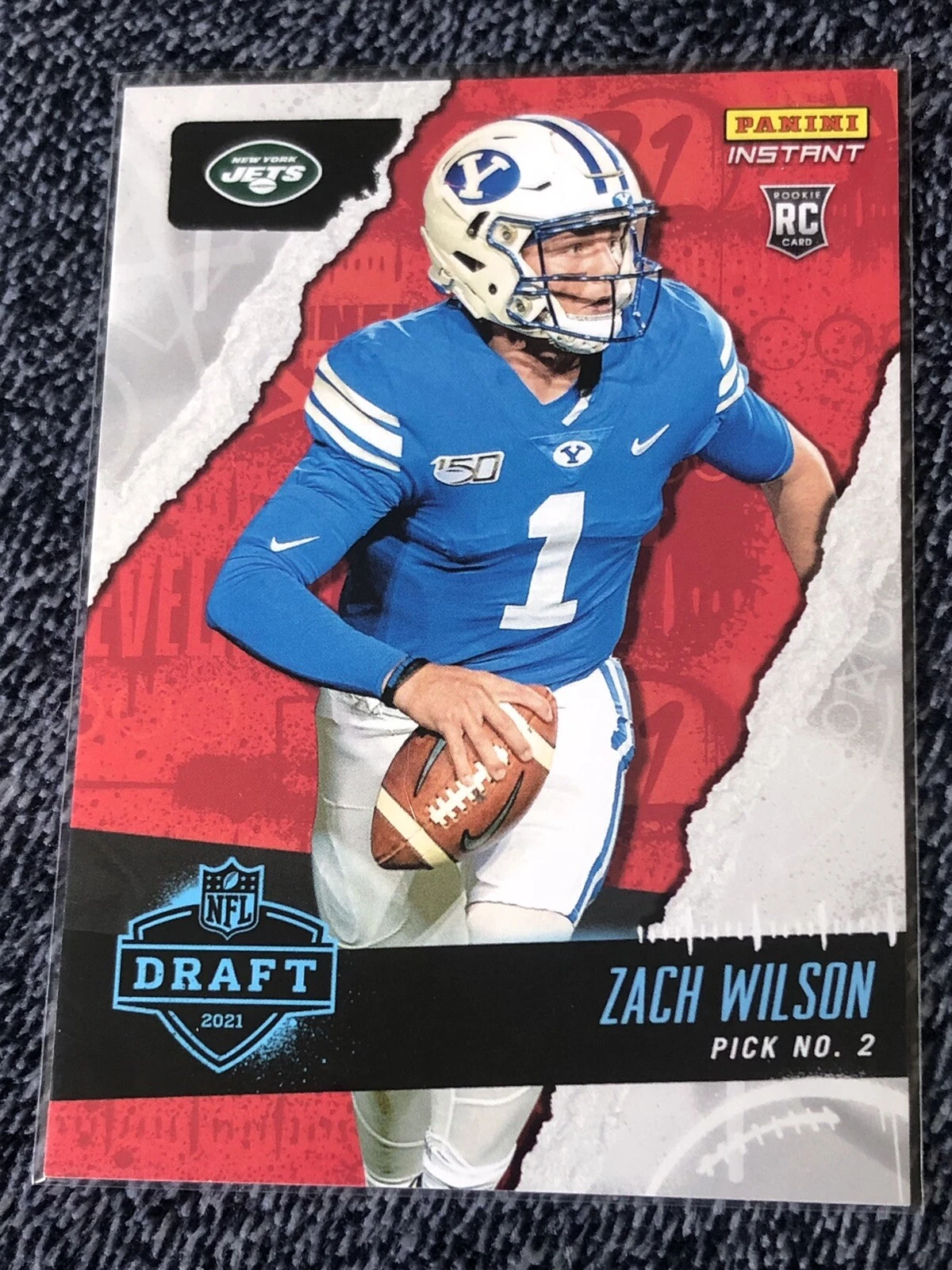 Zach Wilson Panini Instant NFL Draft Night #2 Base
