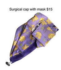 Surgical Cap With Buttons
