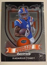 2021 Panini Prizm Draft Picks #176 Kadarius Toney Crusade RC Rookie KC Chiefs 