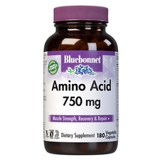 Amino Acid 750 Mg 180 Vegetable Capsules, Muscle Growth, Strength  Repair