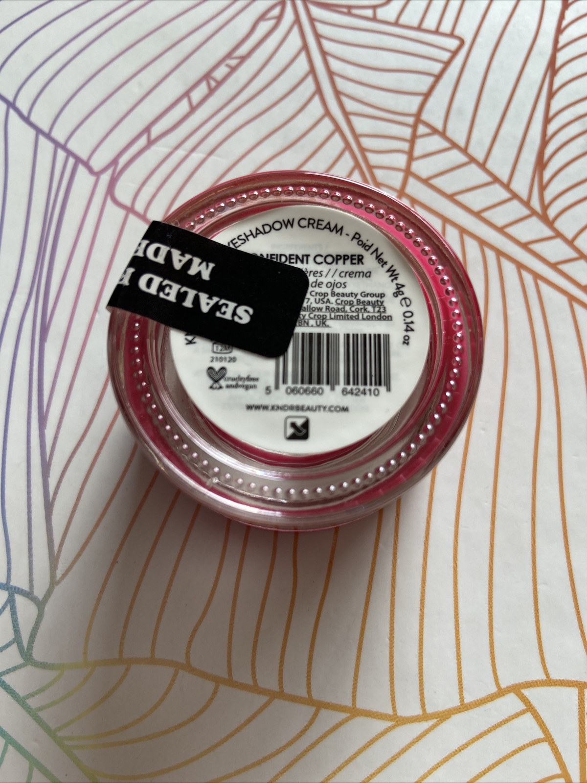 KNDR Beauty Eye Cream Pot Confident Copper 4g Postage for sale online