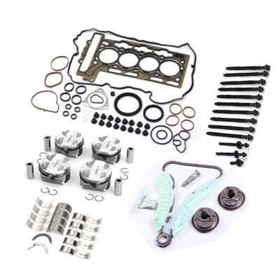 Engine Overhaul Rebuild Kit & Timing Chain Kit VVT Gear For BMW Mini N12 N16 1.6
