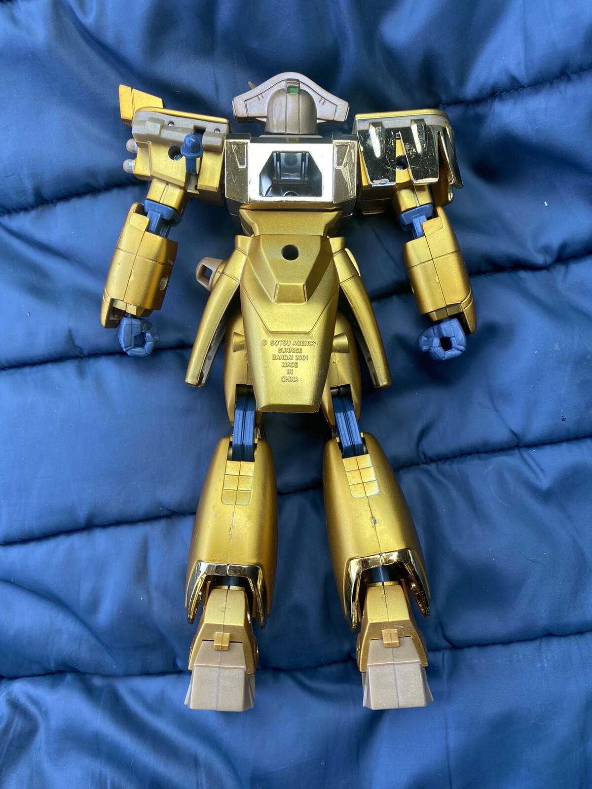 Gundam Mobile Fighter Gold 7" Action Figure! Sotsu Agency Sunrise 2001 ...