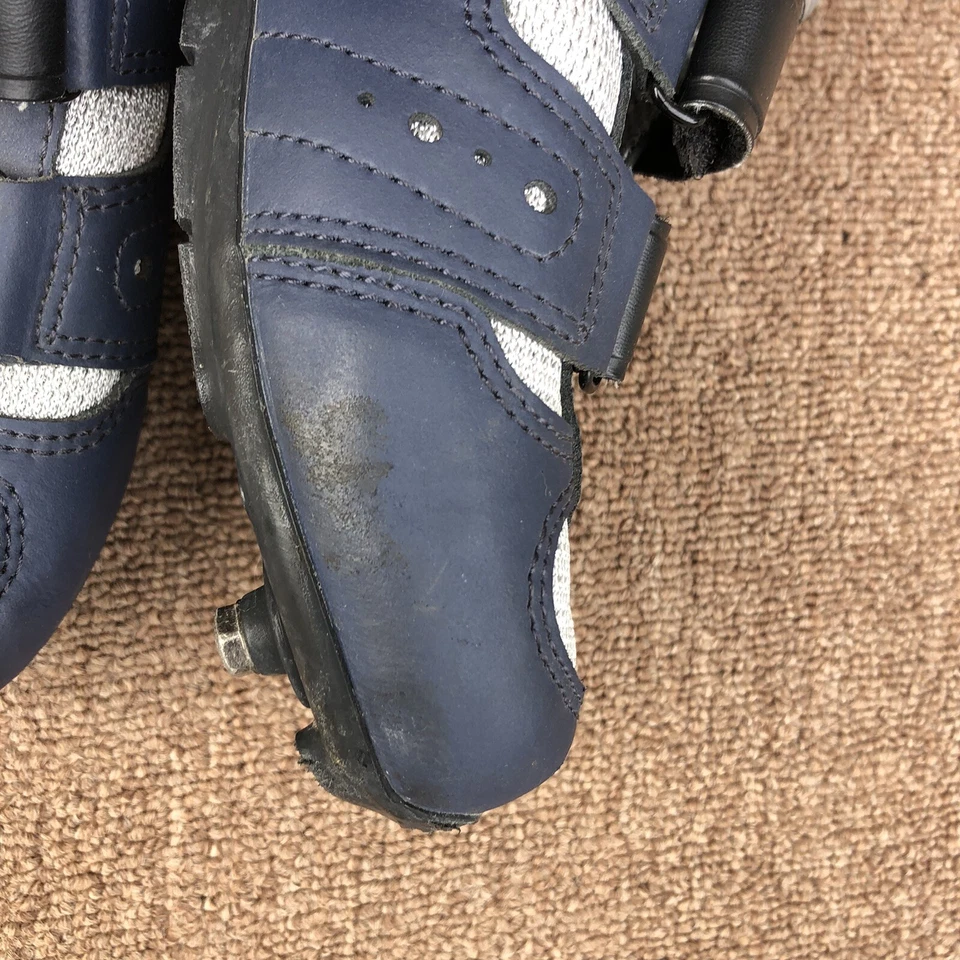 Shimano 骑行鞋 男式 42 US 8.5 蓝色 灰色 SH-M152N — 第 3/4 张图片