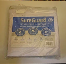 Sure Guard Mattress Protector, Twin XL 39"x80"  10 year warranty, water proof