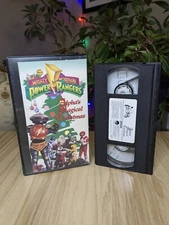 Mighty Morphin Power Rangers Alpha's Magical Christmas VHS Movie MMPR 42014-3