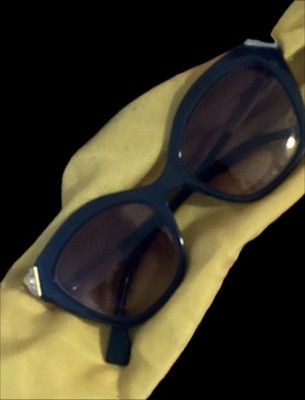 Fendi FF0360/G/S 807/9O 51-21 145mm Black Butterfly Sunglasses with Gray...