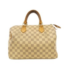 Autentica borsa Louis Vuitton Damier Azur Speedy 11,8" Boston N41533...