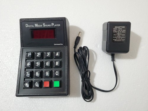 Invanta Digital Media Sound Player DMSP Keypad MP3 Player w/ Power Adapter