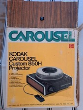 VINTAGE Kodak Carousel 850H Slide Projector With Remote And Slide Tray