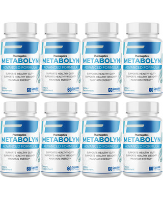 Metabolyn Advanced Formula For Gut Health & Weight Management- 8 Bottles
