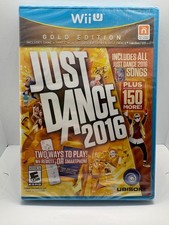 Just Dance 2016: Gold Edition (Nintendo Wii U 2015 STILL SEALED)