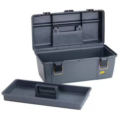#ad #ad Plano 651 010 Portable Tool Box Plastic Gray 20 In W X 11 In D X 9 In H $19.99