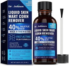 40 Salicylic Acid Maximum Strength Wart Remover Liquid Hands Feet and Toes