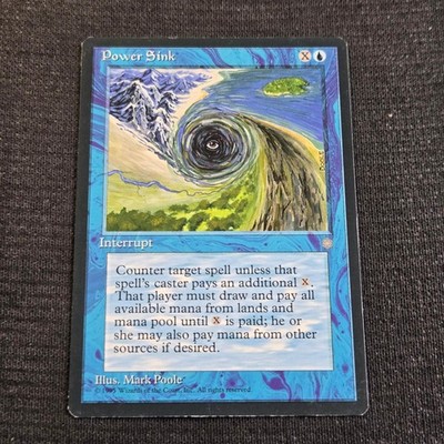 Magic: The Gathering Ice Age Power Sink Common Lightly Played
