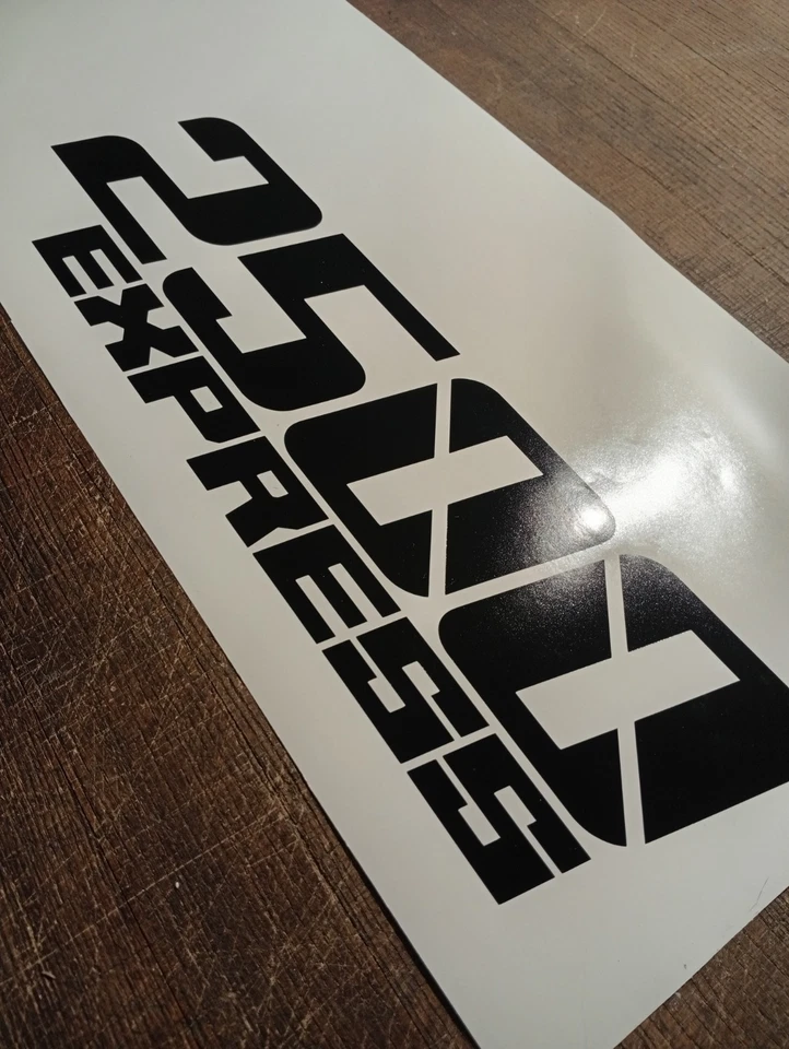 Ajuste Chevrolet Express 1500 2500 3500 furgoneta piezas pegatina accesorios neumático carga Foto 2 de 2