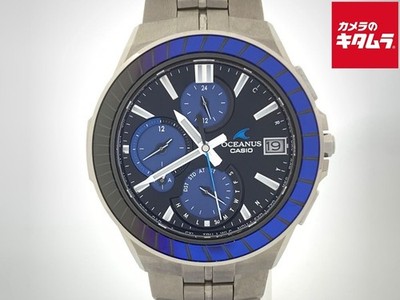 Casio Oceanus Manta OCW-S5000EK-1AJF Titanium Solar Radio | eBay