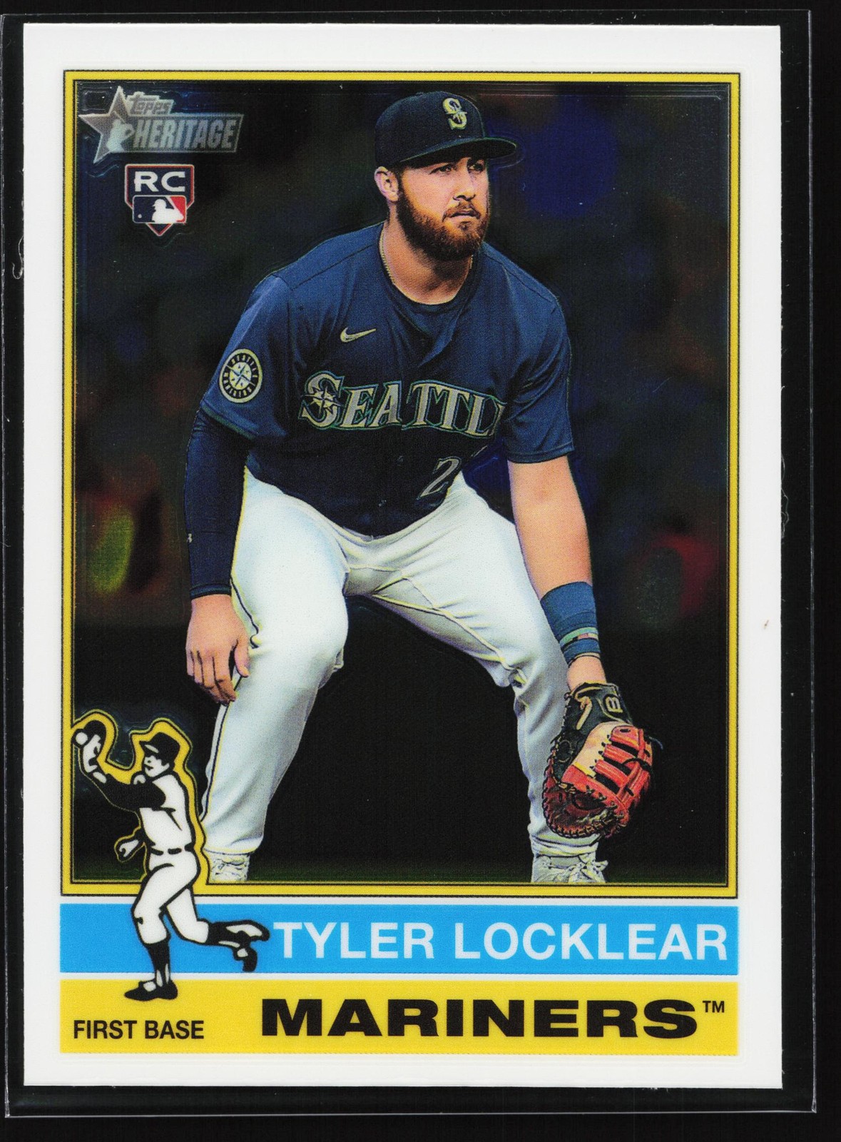 2025 Topps Heritage Tyler Locklear #447 Chrome RC