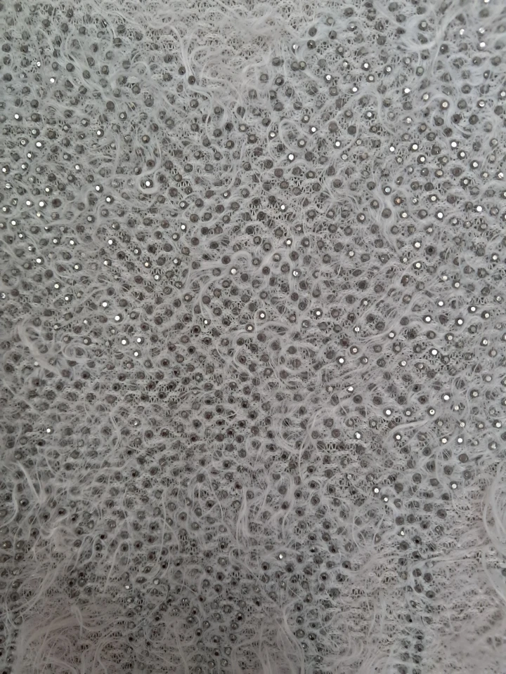 Damen Pullover Gr. L beige mit Glitzersteinchen - Bild 3 von 4